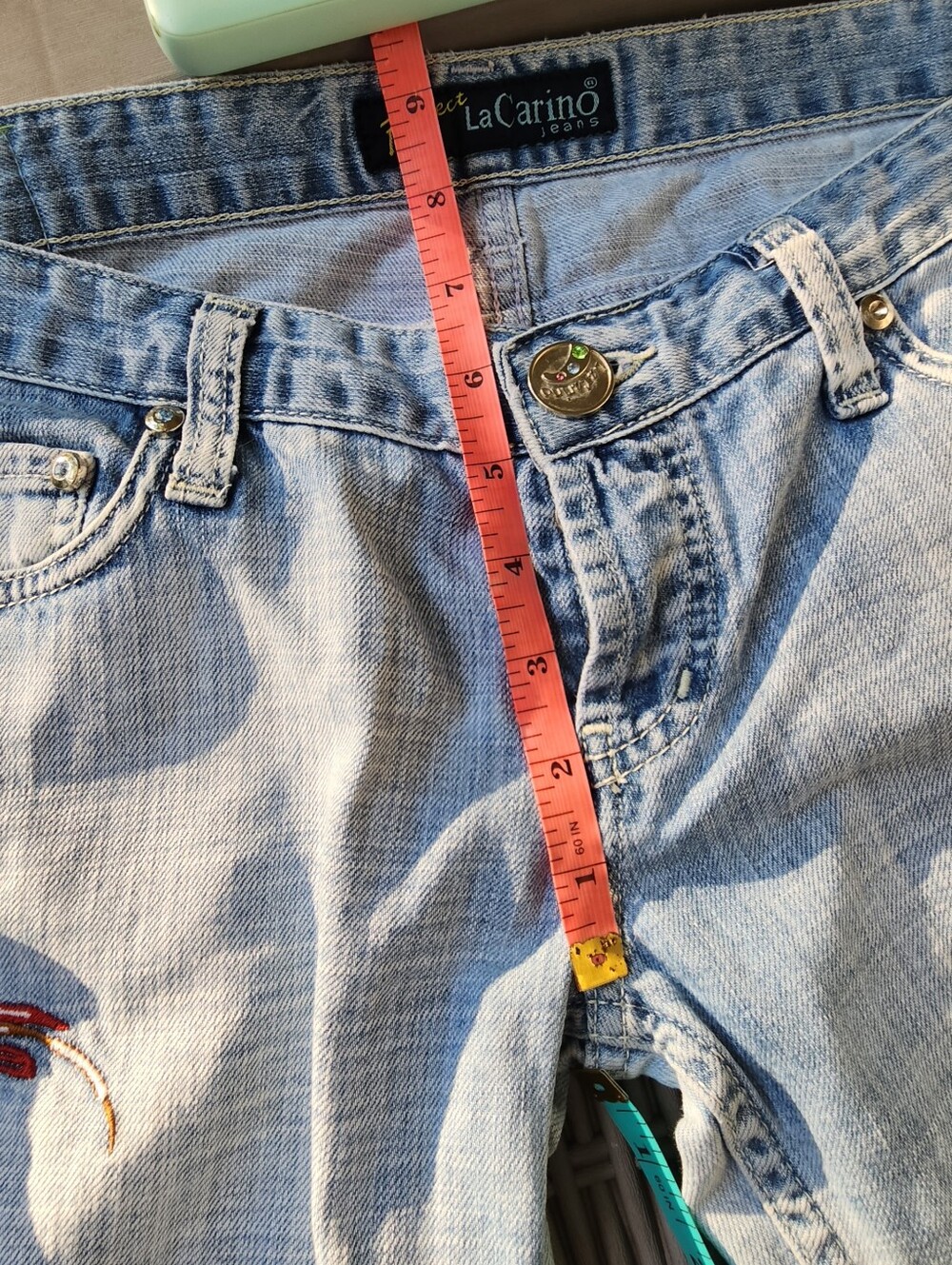 Stinkin Cute embroidered Jeans - Picture 11 of 12
